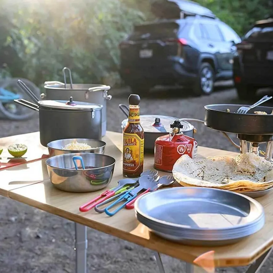 Alpine Plate Stainless Steel Camping Plate
