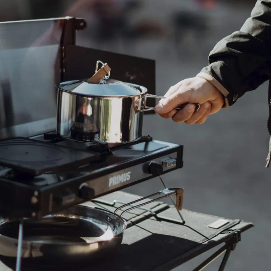 Campfire Cookset Stainless Steel Small Camp Cookware