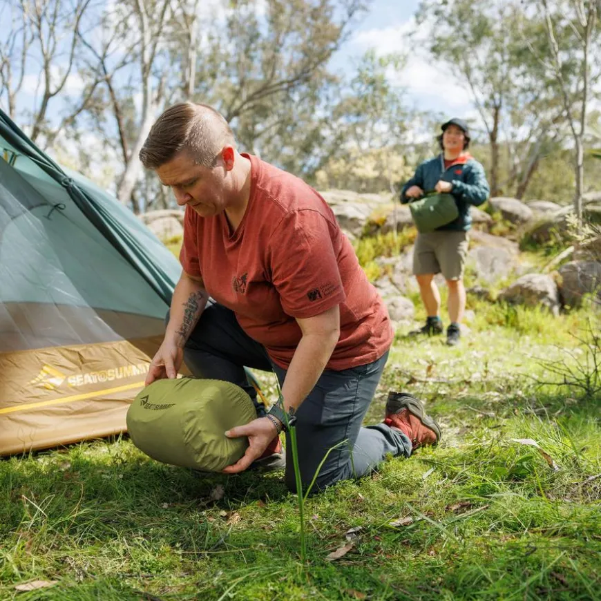 Camp Self Inflating Sleeping Mat Regular Rectangular Wide
