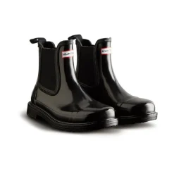 Commando Gloss Chelsea Boots
