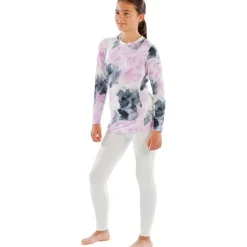 Cozy Girls Watercolour Kids' Crew Neck Long Sleeve Base Layer