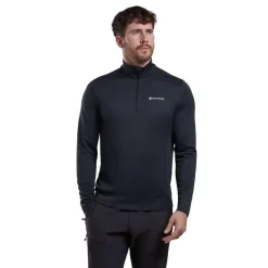 Dart Zip Neck Mens Long-Sleeve Running Top