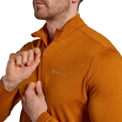 Dart Zip Neck Mens Long-Sleeve Running Top
