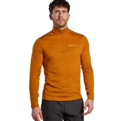 Dart Zip Neck Mens Long-Sleeve Running Top