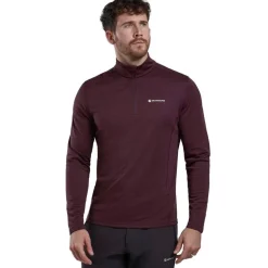 Dart Zip Neck Mens Long-Sleeve Running Top