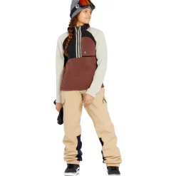 Demi Half Zip Women's Sherpa Fleece Snowboard Pullover