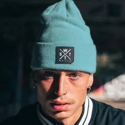 Detroit Unisex Roll Cuff Beanie Hat