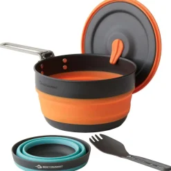 Frontier Ultralight Collapsible 1L One Pot 3 piece Cookware Set