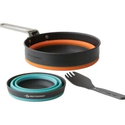 Frontier Ultralight Collapsible 1L One Pot 3 piece Cookware Set