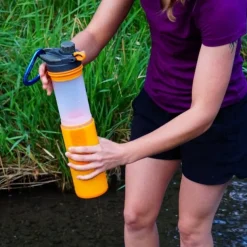 GeoPress Water Purifier Travel Filter Bottle