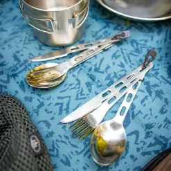 Glacier Stainless Ring Cutlery Set Camping Utensils