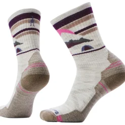 Hike Light Cushion Mountain Moon Crew Women's Snowboard Socks