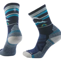 Hike Light Cushion Mountain Moon Crew Women's Snowboard Socks