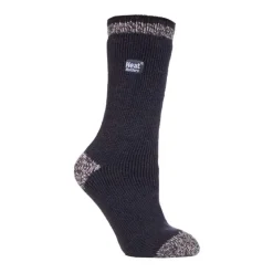 Ladies Twist Patterned Thick Winter Thermal Socks