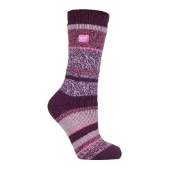 Ladies Twist Patterned Thick Winter Thermal Socks