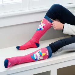 Magic Mountain Unicorn Over the Calf Kids' Ski Socks