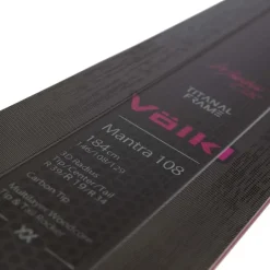 Mantra 108 Flat Freeride Skis 2025