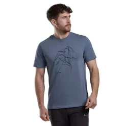 Men’s Abstract Mountain T-Shirt