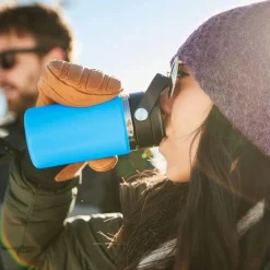 12oz Wide Mouth Flex Sip Lid Coffee Flask
