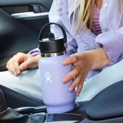 32 oz Wide Mouth Travel Bottle with Flex Straw Cap