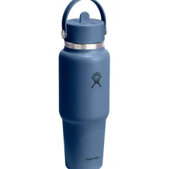 32 oz Wide Mouth Travel Bottle with Flex Straw Cap