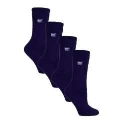 4 Pairs Ladies Ultra Lite Extra Thin 1.0 TOG Casual Thermal Socks