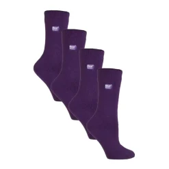4 Pairs Ladies Ultra Lite Extra Thin 1.0 TOG Casual Thermal Socks