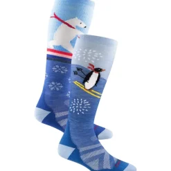 Penguin Peak Over the Calf Girls' Ski Socks