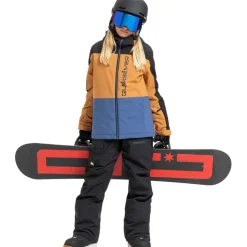 Side Hit Block Kids' Insulated Ski/Snowboard Jacket