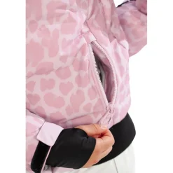 Venice Leopard Girls' Insulated Ski/Snowboard Jacket