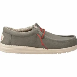 Wally Waxed Canvas Trainers
