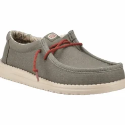 Wally Waxed Canvas Trainers